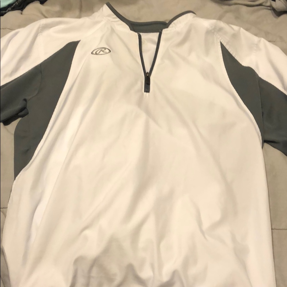 Men’s Rawlings baseball shirt sleeve pullover